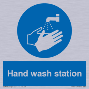 Hand wash station